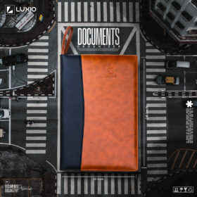 LUXIO Documents Organizer Brown