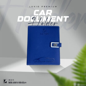 car document holder blue