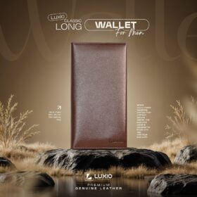Chocolate Minimalist Leather Wallet for Men