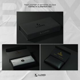 Luxury leather wallet box