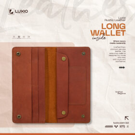 Rustic Long Wallet 2 Inside