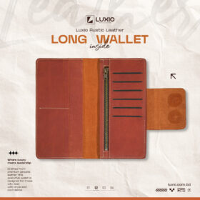 Rustic Long Wallet Inside 2