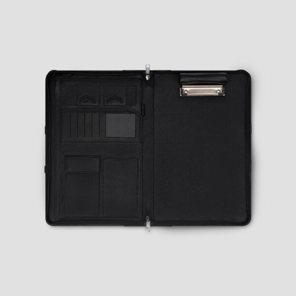 LUXIO Leather Document Carrier Inside