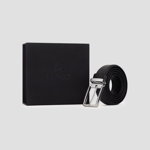 luxio leather belt with box