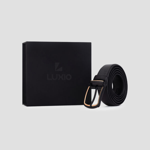 luxio leather belt with box
