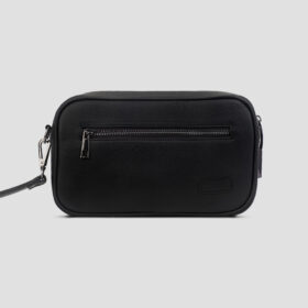 LUXIO Premium Leather Fingerprint Lock Pouch