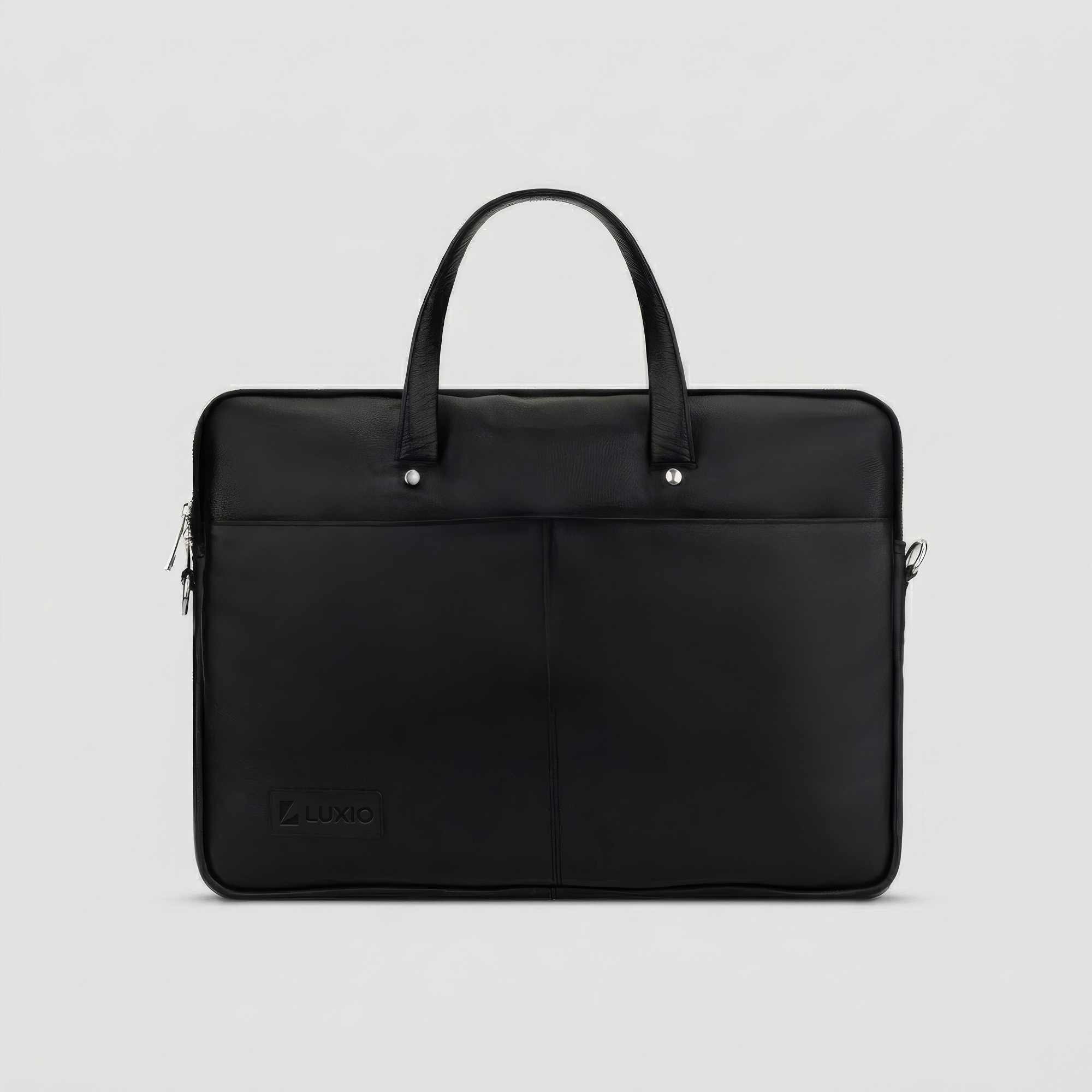 LUXIO Premium Textured Genuine Leather Executive Bag