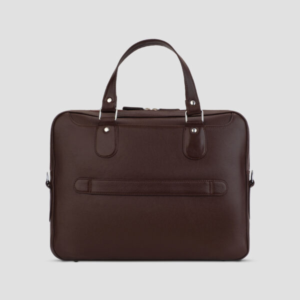 Luxio Business Leather Laptop Bag Back