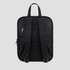 Luxio Classic Compact Leather Backpack back