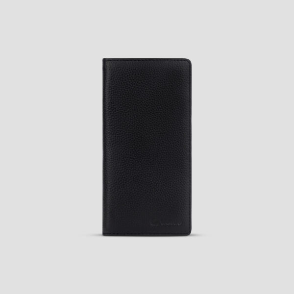 Luxio Elite Leather Long Wallet front