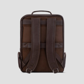 Luxio Essential Leather Backpack backsite