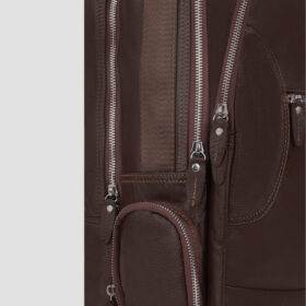 Luxio Essential Leather Backpack right side