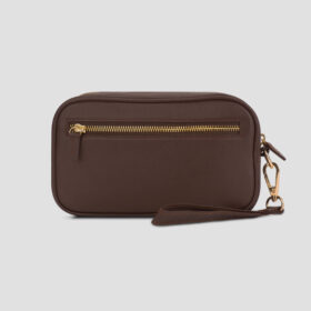 Luxio Essential Leather Pouch back