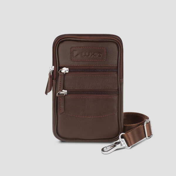Luxio Essentials Leather Waist & Crossbody Bag