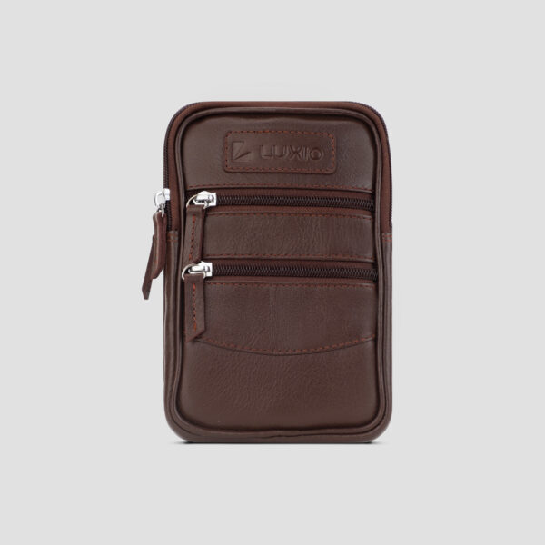 Luxio Essentials Leather Waist & Crossbody Bag front