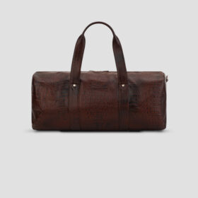 Luxio GymMaster Leather Duffle Bag