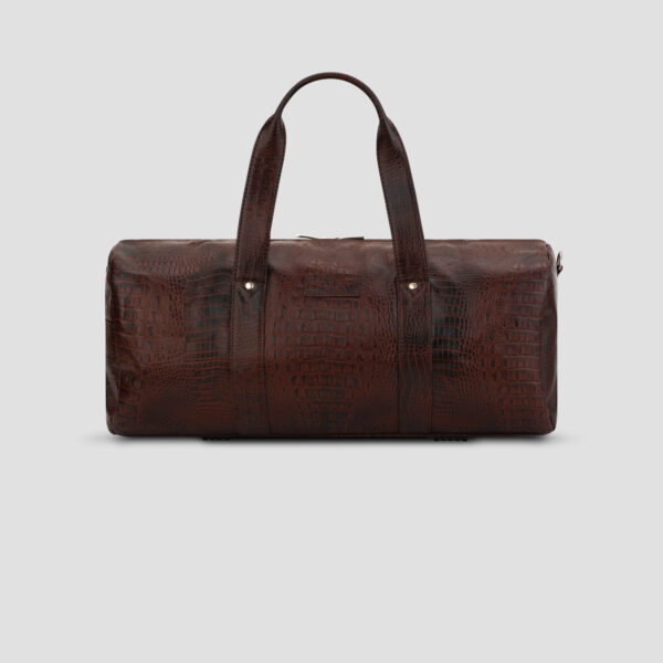 Luxio GymMaster Leather Duffle Bag