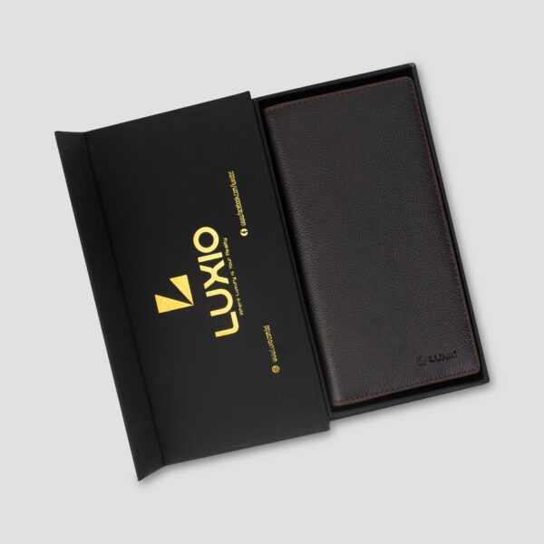 Luxio Heritage Leather Long Walle with boxt