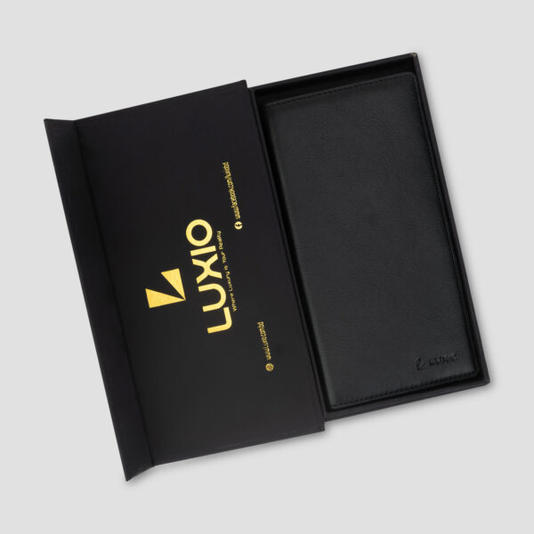 Luxio Heritage Leather Long Wallet box