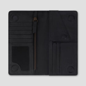 Luxio Heritage Leather Wallet inside