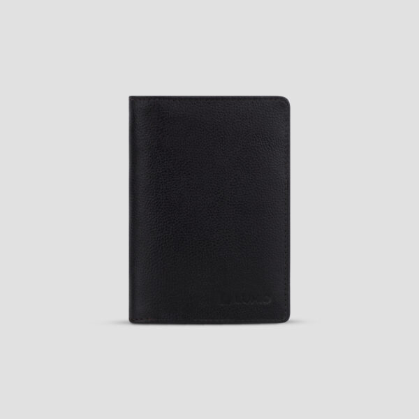 Luxio Minimalist Leather Passport Holder front