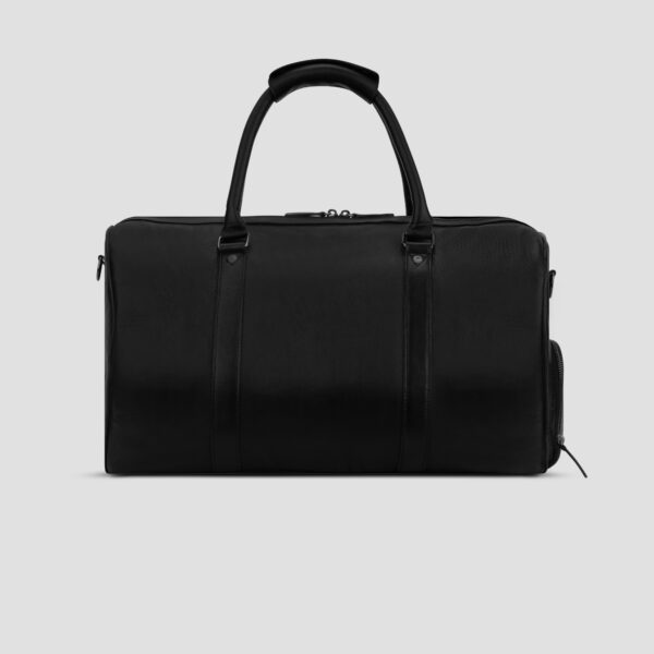 Luxio Premium Leather Duffle Bag back