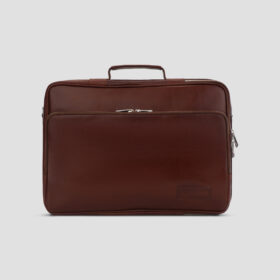 Luxio SideZip Leather Executive Bag