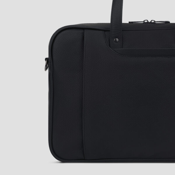 Luxio Timeless Leather Executive Bag back close