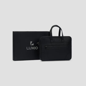 Luxio Timeless Leather Executive Bag box