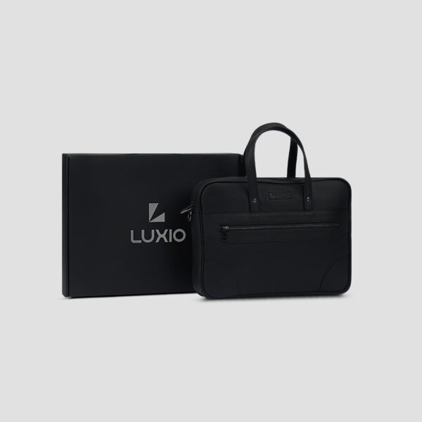 Luxio Timeless Leather Executive Bag box