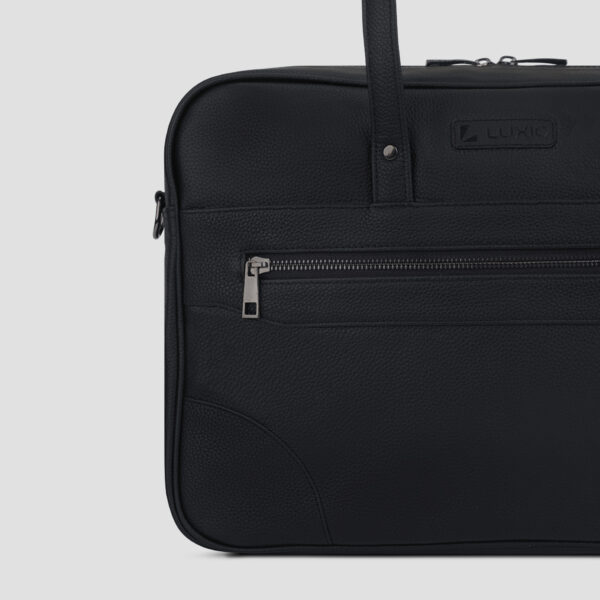 Luxio Timeless Leather Executive Bag close