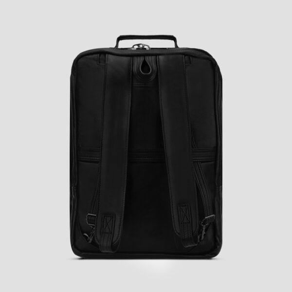 Luxio Traditional Leather Backpack back